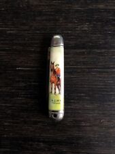 Vintage Richlands Sheffield England RCMP Royal Canada Mounted Police Mini knife  picture