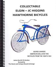 new BOOK Collectable ELGIN JC HIGGINS HAWTHORNE Bicycles antique reference picture