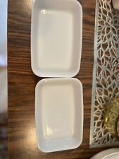 2 Olympic Airways White Ceramic Dishes 1960’s picture