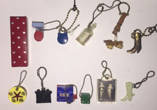 Vintage 12 Gumball Machine Prizes Key Chain Collection picture