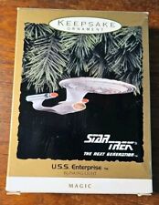 HALLMARK 1993 ORNAMENT STAR TREK U.S.S. ENTERPRISE DAMAGED BOX picture