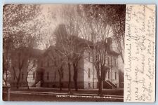Waseca Minnesota MN Postcard RPPC Photo Central School Building 1906 Antique picture