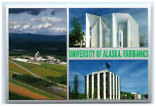 Postcard University of Alaska in Fairbanks, Alaska AK ACE945 picture