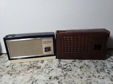 Tested Vintage Matsushita T-50 6 Transistor Radio w/ original case picture