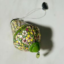 Green Pansy Bradford Editions Louis Tiffany Heirloom Porcelain Ornament 2001 picture