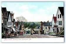 c1905's Main Street Looking East Residences Richmond Maine ME Unposted Postcard picture