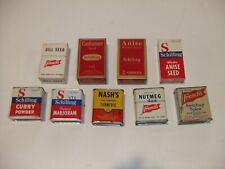 Vintage French's, Schilling, Nash's Spice Tins and Boxes picture