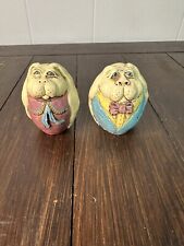 RARE Vintage KURT S. ADLER Inc. Easter Bunny Rabbit Egg Couple picture