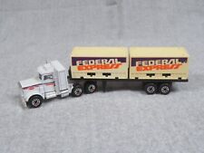 Vintage Federal Express Semi Peterbilt Tractor & Trailer Matchbox 1981 picture
