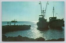 Postcard Sunset On Picturesque Georgetown Harbour 1980 picture