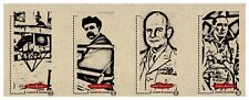 #UL383 LOUIS BLERIOT, JIMMY DOOLITTLE, JAMES JABAR Rare Uncut Legends Card Strip picture