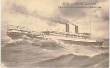 S S Andre Lebon Mail Boat Passenger Ships 1910  picture