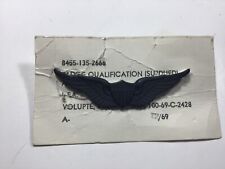 Original 1969 Subdued Aviator Qualification Badge/ Wings  #6 picture
