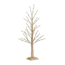 Melrose LED Lighted Gold Twig Tree 36