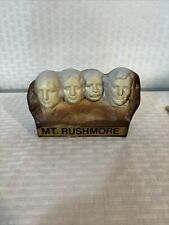 Vintage 1960’s Mt Rushmore Souvenir Bank Hard Plastic With Stopper picture