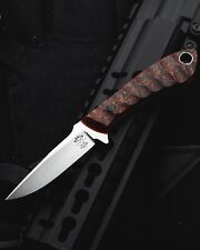 Tom Krein Full Custom “TK-11” Knife.  “D2 With Mars Valley Fat Carbon Scales picture