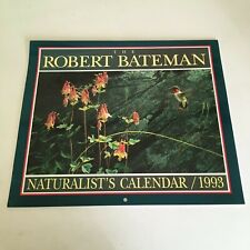 1993 Robert Bateman Naturalist's Calendar-Vintage Collectible picture
