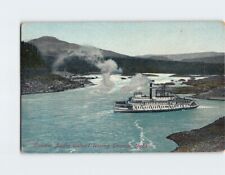 Postcard Steamer Bailey Gatzert Leaving Cascade Locks Oregon USA picture