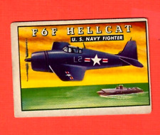 1952 TOPPS WINGS FRIEND OR FOE   #28   F6F HELLCAT   EX picture
