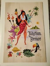 Disneyland TAHITIAN TERRACE Diamond Luau Event Print 2015 Stolle NEW TIKI ROOM picture