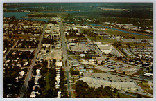 c1960s Venice Florida Aerial View Vintage Postcard picture