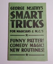 George McAthy’s Smart Tricks For Magicians And MC’s Booklet picture