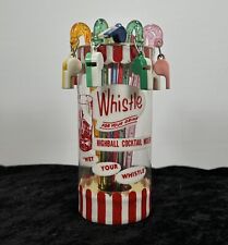 VTG 1950’s Wet Your Whistle Highball Cocktail Mixer Swizzle Sticks Original Box picture
