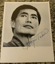 Vintage And Super Rare George Takei Signed Autograph picture photo Star Trek picture