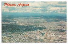 Vintage Phoenix Arizona Aerial View Postcard Capitol of AZ Unposted Chrome picture