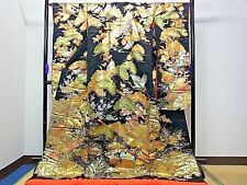 Japanese Kimono Uchikake Wedding Pure Silk japan 1694 picture