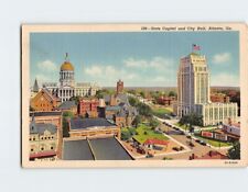 Postcard State Capitol and City Hall, Atlanta, Georgia picture