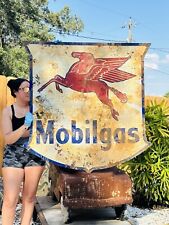 Large Porcelain Mobilgas Advertising Sign 48 in picture