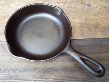 Early Unmarked Wagner Ware Smooth Bottom Cast Iron Skillet #3, 6-1/2