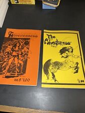 Nick Chinn THE ADVENTURESS No. 6 & 8 Spring 1978 The Comics Heroines Fan Club picture