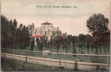 Vintage 1910 ANAHEIM, California Hand-Colored Postcard 