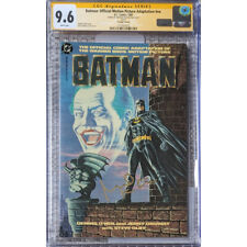 Batman Official Movie Adaptation__CGC 9.6 SS__Signed by Michael Keaton picture
