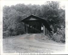 1966 Press Photo Covered Bridges picture