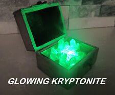Superman GLOWING KRYPTONITE Light Wooden Chest Box Remote Control DC Comic  picture