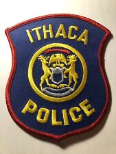 Ithaca Michigan Police Patch ~ RARE Color ~ Disbanded Agency picture
