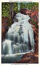 Postcard NH Mt Washington Crystal Cascade Tuckermans Ravine Vintage PC H7765 picture