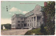 RIDGEFIELD CT Postcard SCHOOL Fairfield County CONNECTICUT, to PARIS FRANCE 1913 picture