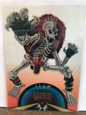 1995 Fleer Ultra Skeleton Warriors, Claw, suspended animation limited edition 9 picture