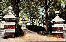 Postcard 1909 Crockett Lodge Entrance, Canton Pennsylvania picture