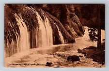Shasta County CA-California, Mossbrae Falls, Antique Vintage Souvenir Postcard picture