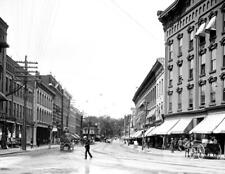 1904 Merchants' Row, Rutland, Vermont Vintage Photograph 8.5