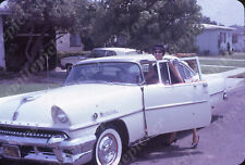 sl55 Original Slide 1960's  California Mercury Montclair sedan pretty woman 330a picture