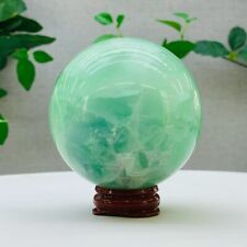 516g Natural Fluorite Quartz Sphere Crystal Ball Reiki Healing Decoration picture