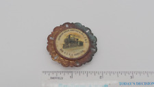 Vintage B Of L F & E Locomotive Brotherhood Canadian Union Meeting Pin Button picture