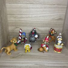 Vintage Grolier Disney Christmas Tree Ornaments Assorted Lot Of 7 *Read picture