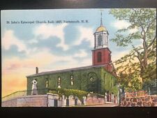 Vintage Postcard 1930-1945 St. John's Episcopal Church Built 1807 Portsmouth NH picture
